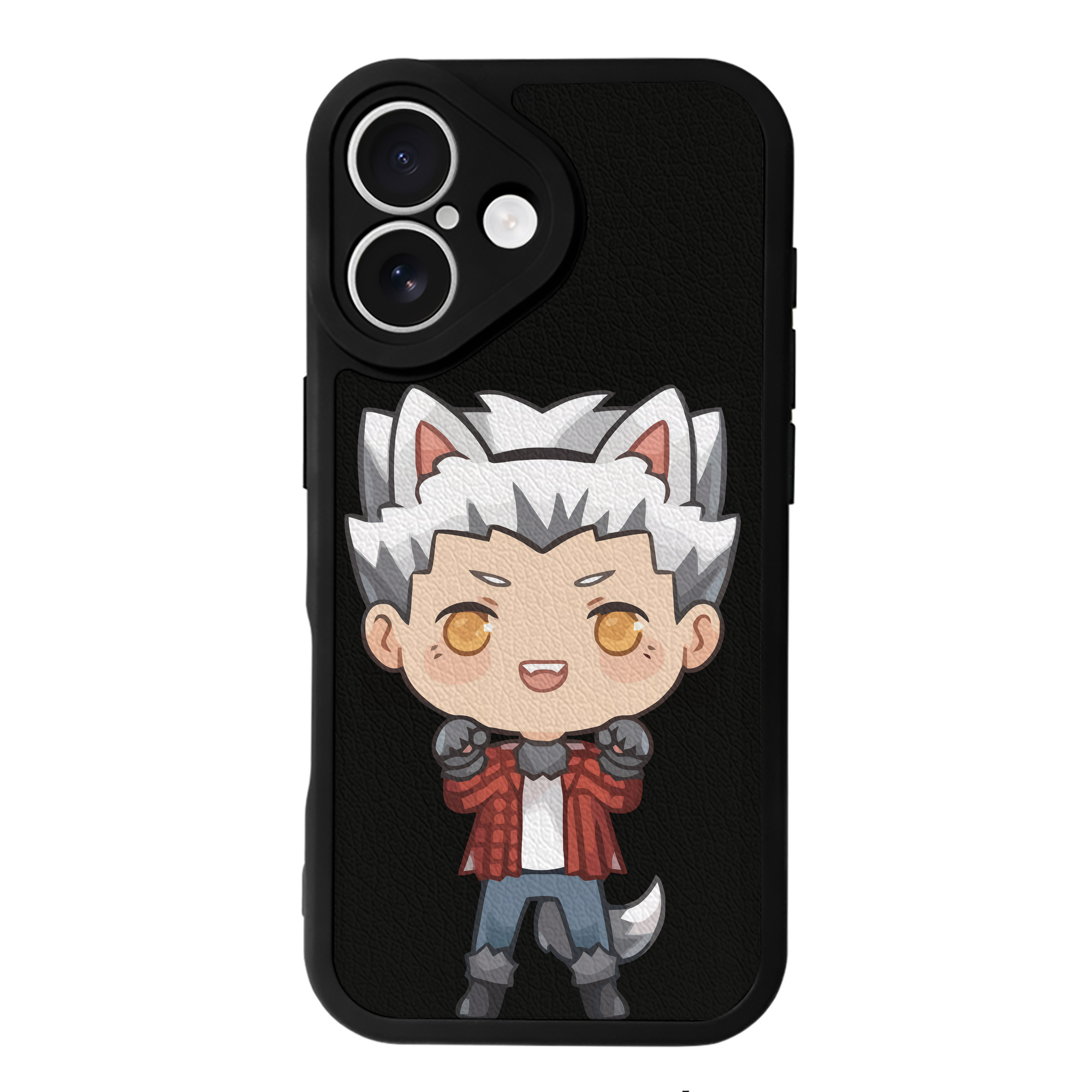 （画像用） ハイキュー!! Haikyu!! 【iPhone 16シリーズ対応】シリコンスマホケース（レザー調） 材質：シリコン